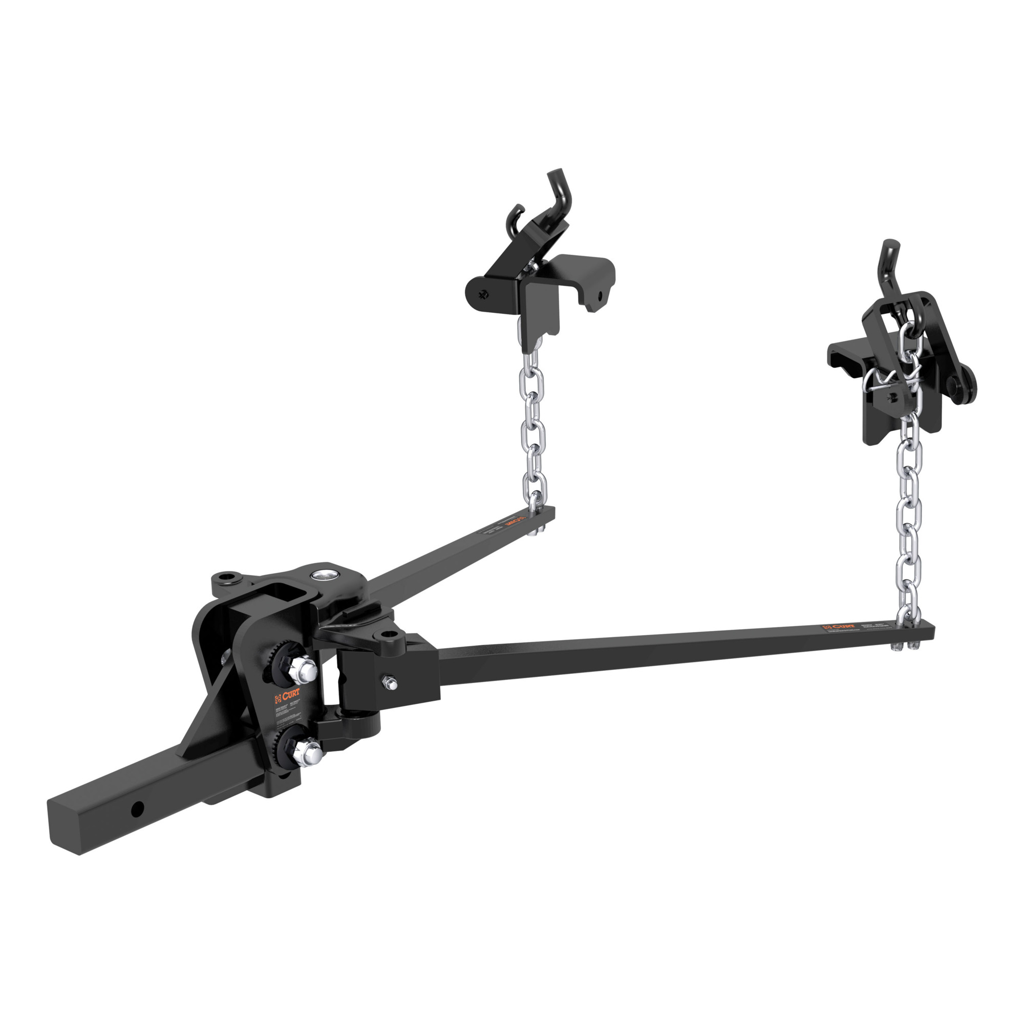 Curt Manufacturing Short Trunnion Bar Weight Distribution Hitch, Forged Steel, 15,000lb. Max. Capacity, Model# 17333